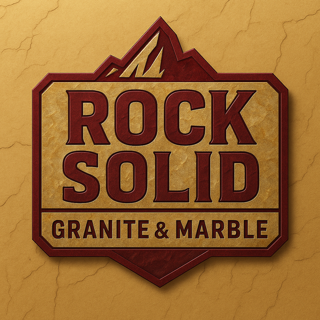 logo for Rock Solid Granite & Marble Inc and Countertops by Nathan