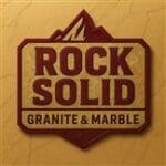 web_Rock-Solid-Granite-Marble-Inc-small-Logo Rock Solid Granite and Marble logo on stone background