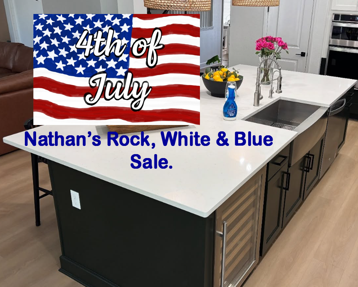 4th of July sale - Rock, White & blue